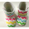 cute chevron baby boots free shipping,baby chevron snow shoes,infant shoes hottest item Rainbow Chevron Crib Boots